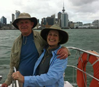 Tom and Shirley in New Zealand
