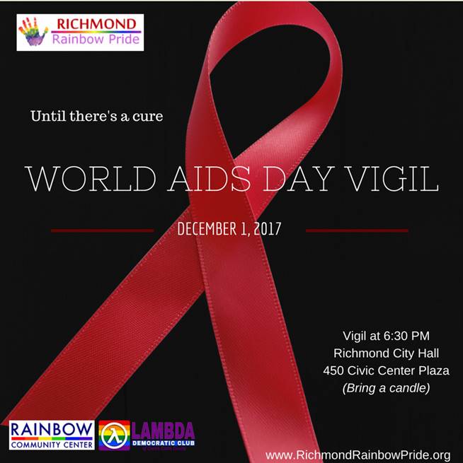 World Aids Day Vigil Tonight at City Hall
