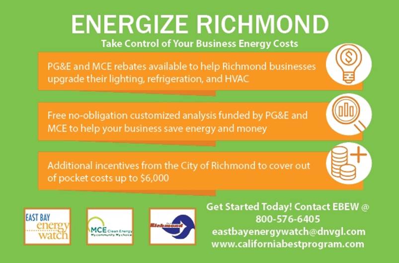 Energize Richmond Small Business Flyer English