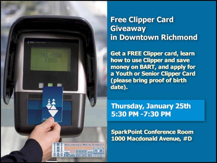 0125 Main Street - Free Clipper Card