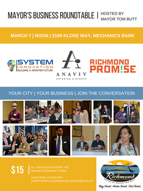 Mayor's Business Roundtable, March 7 2018