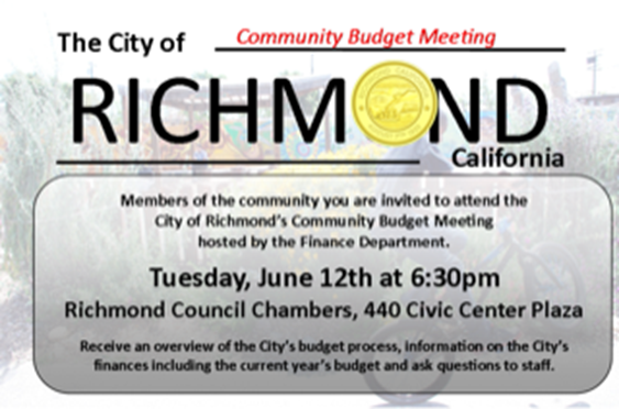 0612 Richmond Community Budget Meeting